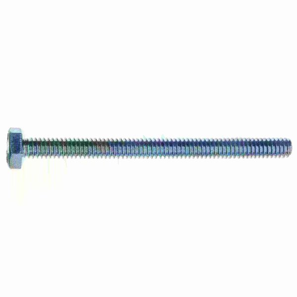 Midwest Fastener Grade 5, 1/4"-20 Hex Head Cap Screw, Zinc Plated Steel, 3-1/4 in L, 5 PK 933901